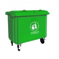 Thùng rác có bánh xe 660 lít(2 nắp) VN660 