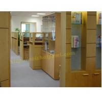 Vách ngăn văn phòng gỗ Verneer