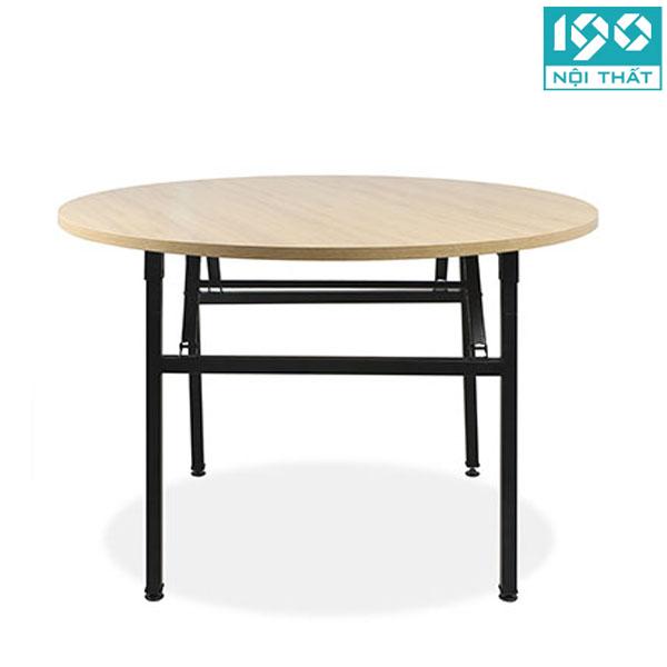 Bàn gấp mặt tròn BGT12