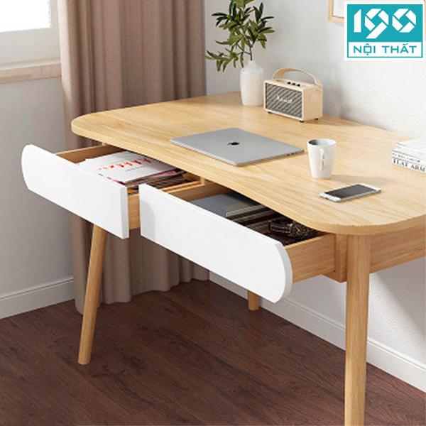 Tối ưu hóa không gian với bàn làm việc có ngăn kéo tích hợp